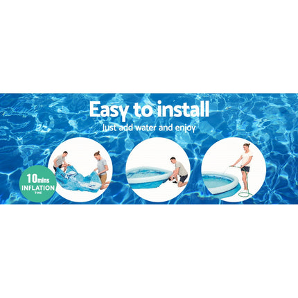Bestway Kids Pool 200x146x48cm Inflatable Above Ground Swimming Pools 450L.
