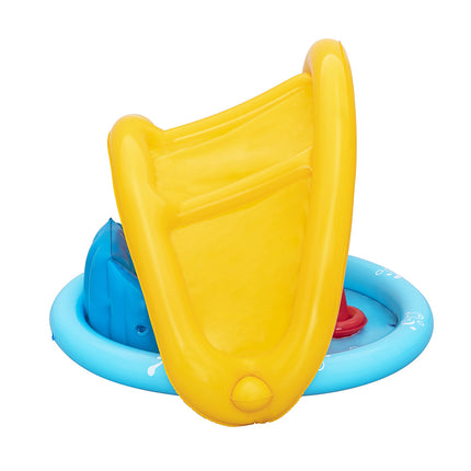 Bestway Kids Pool 115x89x76cm Inflatable Play Swimming Pools w/ Canopy 31L.