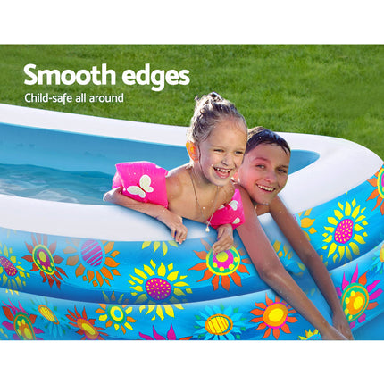 Bestway Swimming Pool 305x76cm Above Ground Round Inflatable Pools 3800L.