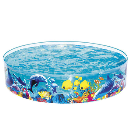 Bestway Kids Pool 183x38cm Round Above Ground Rigid Swimming Pools Undersea 946L.