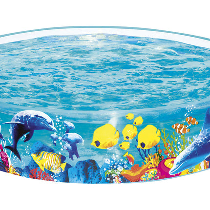 Bestway Kids Pool 183x38cm Round Above Ground Rigid Swimming Pools Undersea 946L.