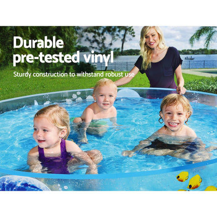 Bestway Kids Pool 183x38cm Round Above Ground Rigid Swimming Pools Undersea 946L.