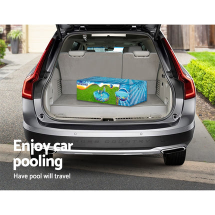 Bestway Kids Pool 244x46cm Round Above Ground Rigid Swimming Pools Undersea 2074L.