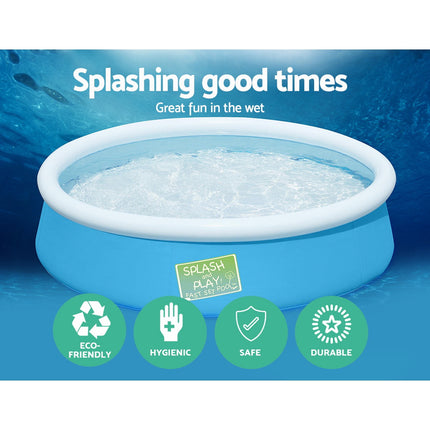 Bestway Kids Pool 200x146x48cm Inflatable Above Ground Swimming Pools 450L.