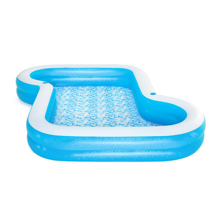 Bestway Kids Pool 115x89x76cm Inflatable Play Swimming Pools w/ Canopy 31L.