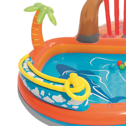 Bestway Kids Pool 265x265x104cm Inflatable Above Ground Swimming Play Pools 208L.