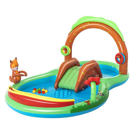 Bestway Kids Pool 183x38cm Round Above Ground Rigid Swimming Pools Dinosaur 946L.