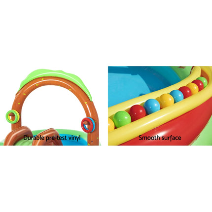 Bestway Kids Pool 183x38cm Round Above Ground Rigid Swimming Pools Dinosaur 946L.