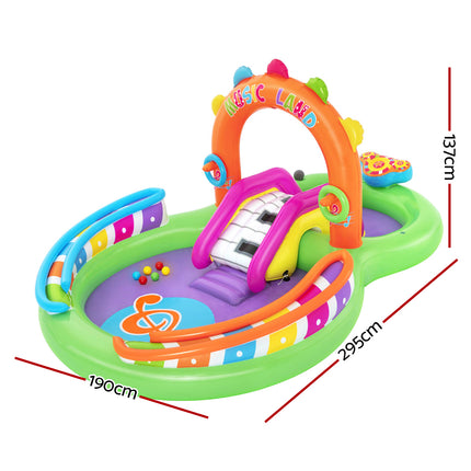 Bestway Kids Pool 295x190x137cm Inflatable Above Ground Swimming Play Pools 349L.