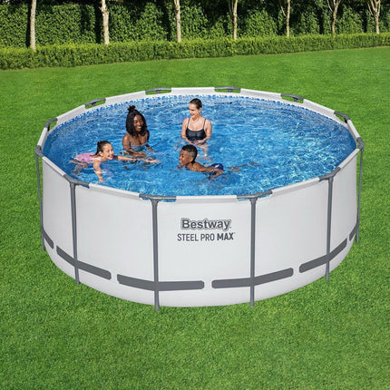 Bestway 366cm Swimming Pool Above Ground Pools Round Filter Pump Cover Ladder.