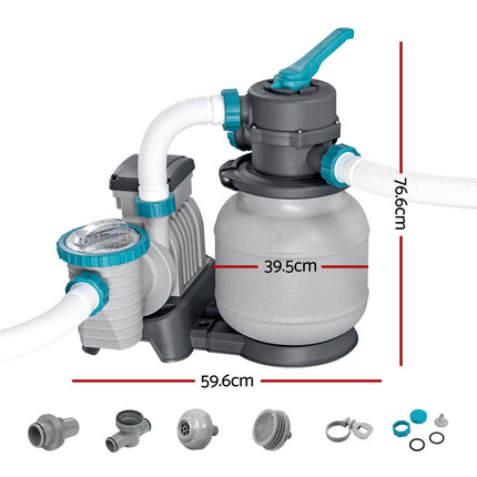 Bestway Pool Pump Sand Filter 1500GPH 5678L/H Pools Flowclear Filters.