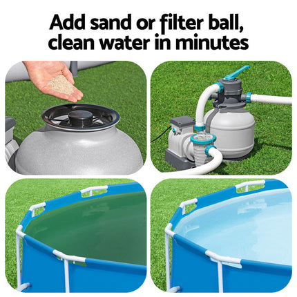 Bestway Pool Pump Sand Filter 2200GPH 8327L/H Pools Flowclear Filters.