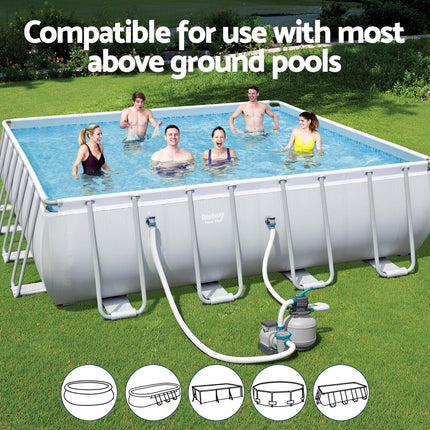 Bestway Pool Pump Sand Filter 2200GPH 8327L/H Pools Flowclear Filters.