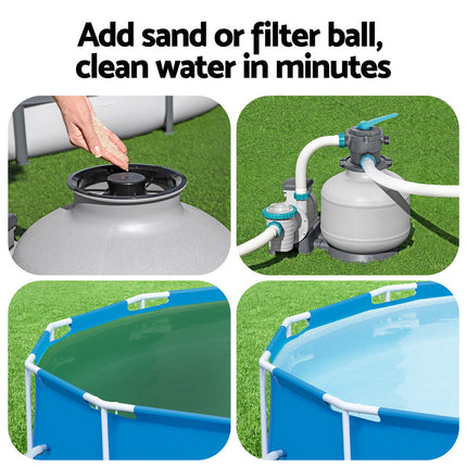 Bestway Pool Pump Sand Filter 3000GPH 11355L/H Pools Flowclear Filters.