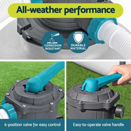 Bestway Pool Pump Sand Filter 3000GPH 11355L/H Pools Flowclear Filters.