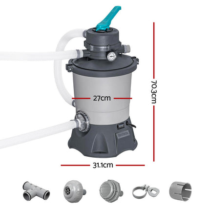 Bestway Pool Pump Sand Filter 800GPH 3028L/H Pools Flowclear Filters.