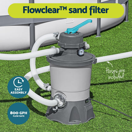 Bestway Pool Pump Sand Filter 800GPH 3028L/H Pools Flowclear Filters.