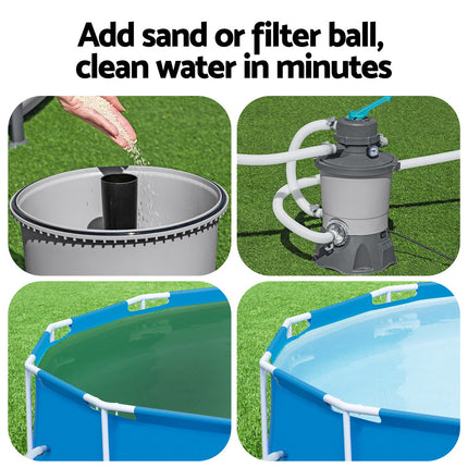 Bestway Pool Pump Sand Filter 800GPH 3028L/H Pools Flowclear Filters.