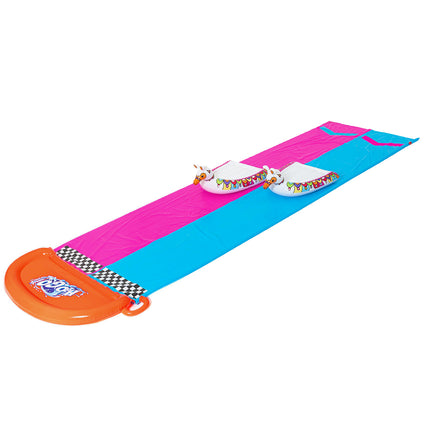 Bestway Water Slide Slip Kids 488cm Dual Slides Splash Pad.