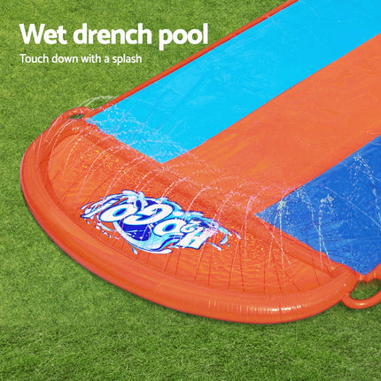 Bestway Water Slide Slip Kids 488cm Triple Slides.