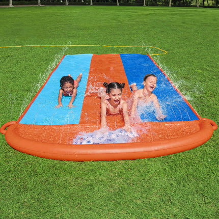 Bestway Water Slide Slip Kids 488cm Triple Slides.