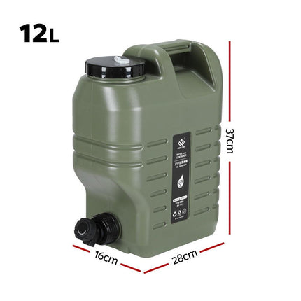 Weisshorn12L Water Container Jerry Can Bucket Camping Outdoor Storage Tank.