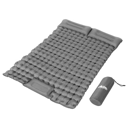 Weisshorn Self Inflating Mattress Camping Sleeping Mat Air Bed Double Pillow Bag.