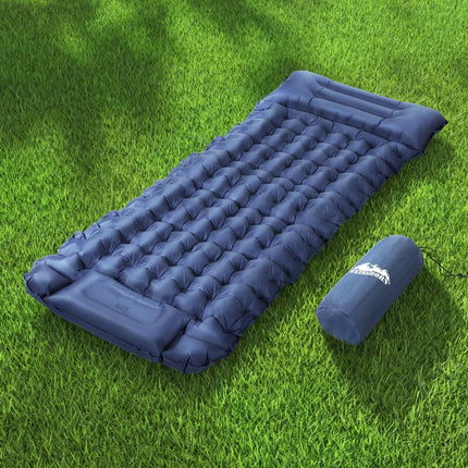 Weisshorn Self Inflating Mattress Camping Sleeping Mat Air Bed Single Pillow Bag.