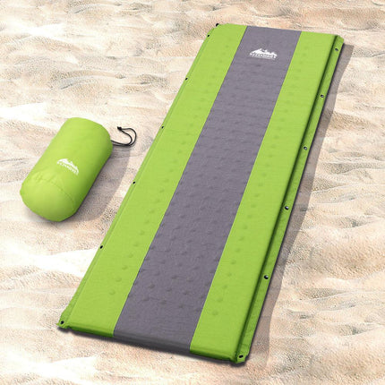 Weisshorn Self Inflating Mattress Camping Sleeping Mat Air Bed Pad Single Green.