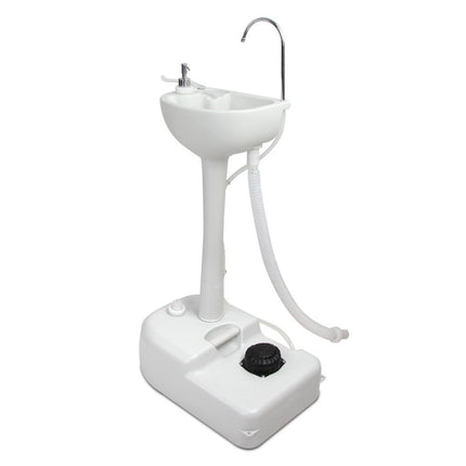 Weisshorn Camping Basin Portable Hand Wash Sink Stand 19L Capacity.