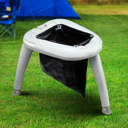 Weisshorn Portable Folding Toilet Camping Outdoor Caravan Plastic Bag.