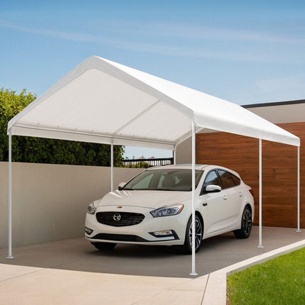 Instahut Carports 3x6m Carport Kits Steel Shelter Gazebo Canopy Garage Portable Garden Shed.
