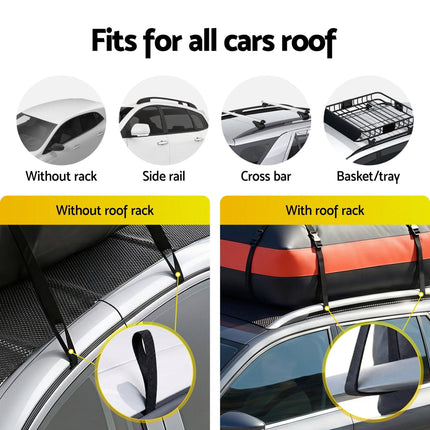 Giantz Rooftop Cargo Bag Waterproof Car Luggage Carrier 15 Cubic Ft Universal.
