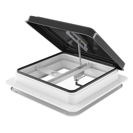 Weisshorn Caravan Roof Vent Hatch RV Skylight Motorhome Camper 350x350mm Black.