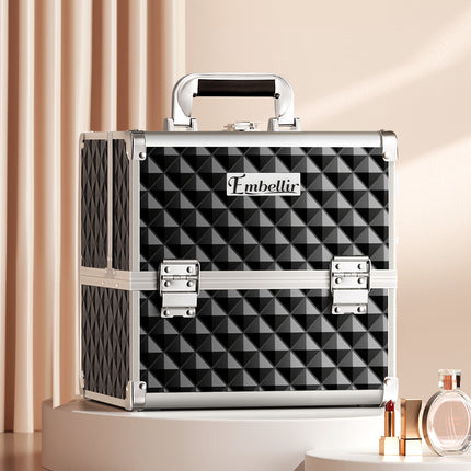 Embellir Makeup Case Beauty Organiser Bag Travel Large Cosmetic Storage Portable.