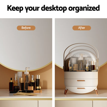 Embellir Makeup Organizer Portable Cosmetic Organizer Storage Box Jewellery Holder.