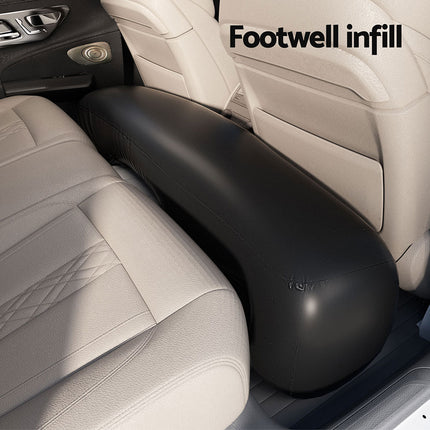 Weisshorn Car Mattress 134x78 Inflatable SUV Back Seat Camping Bed Black.