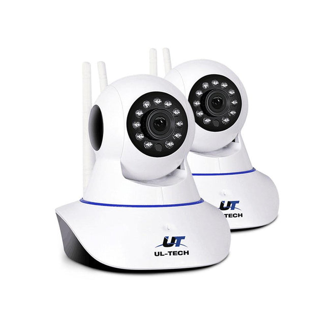 UL-tech 1080P Wireless IP Cameras Security WIFI Cam White.