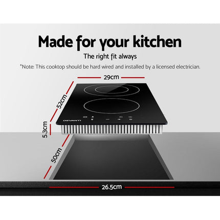 Devanti Electric Ceramic Cooktop 30cm.