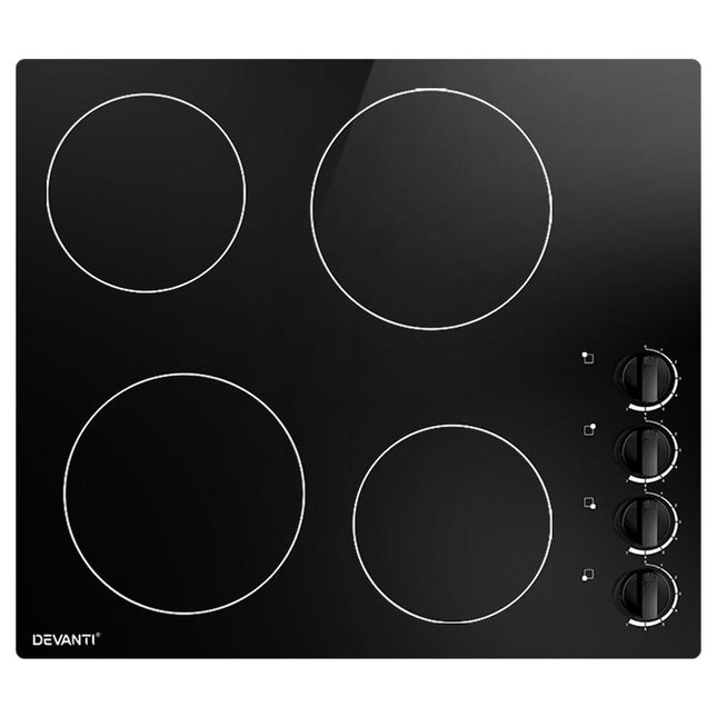 Devanti Electric Ceramic Cooktop 60cm.