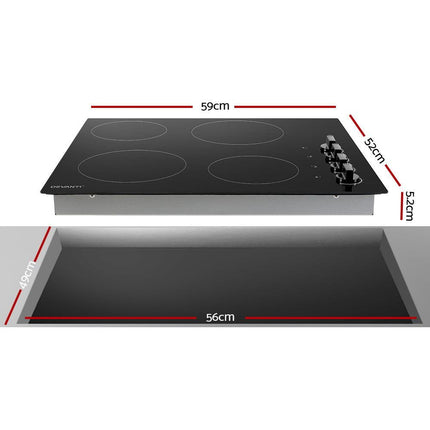 Devanti Electric Ceramic Cooktop 60cm.