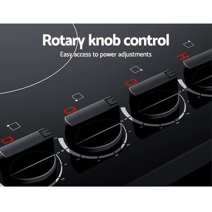 Devanti Electric Ceramic Cooktop 60cm.