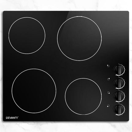Devanti Electric Ceramic Cooktop 60cm.