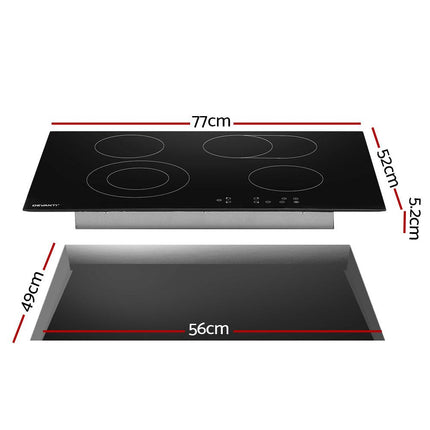 Devanti Electric Ceramic Cooktop 77cm.