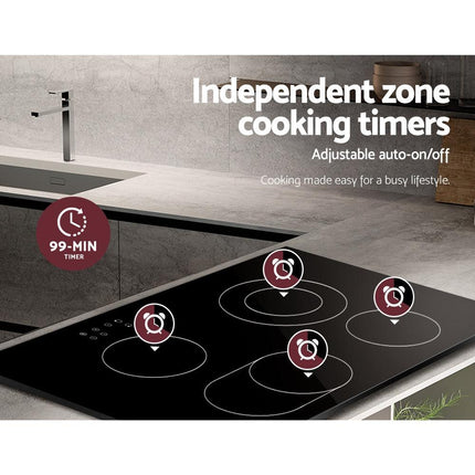 Devanti Electric Ceramic Cooktop 77cm.