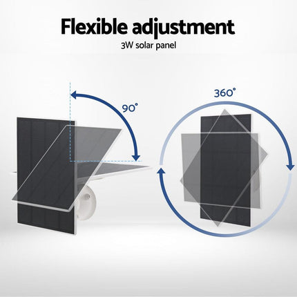 UL-tech Solar Panel For Security Camera Wireless 3W.