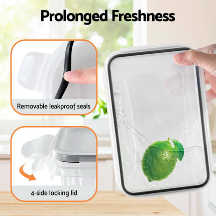 5-Star Chef Cereal Dispenser Food Storage Container 16PCS.