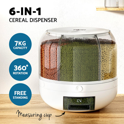 5-Star Chef Cereal Dispenser Grain Container 7KG.
