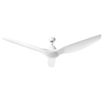 Devanti 64'' Ceiling Fan DC Motor w/Light w/Remote - White.
