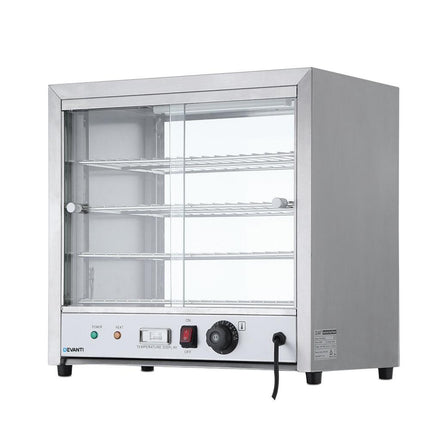 Devanti Commercial Food Warmer Hot Display Showcase Cabinet 54cm.